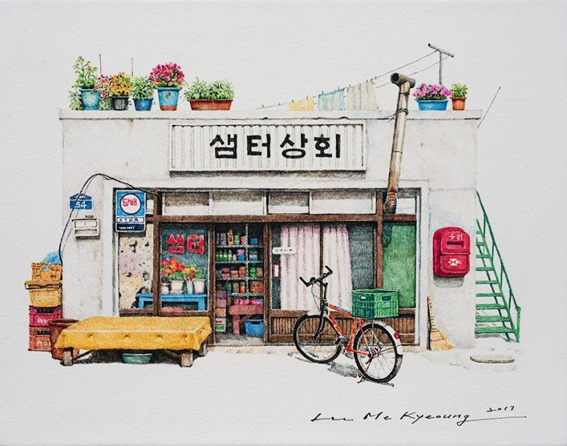 Charming_Paintings_of_Convenience_Stores_in_South_Korea_by_Me_Kyeoung_Lee_2017_02