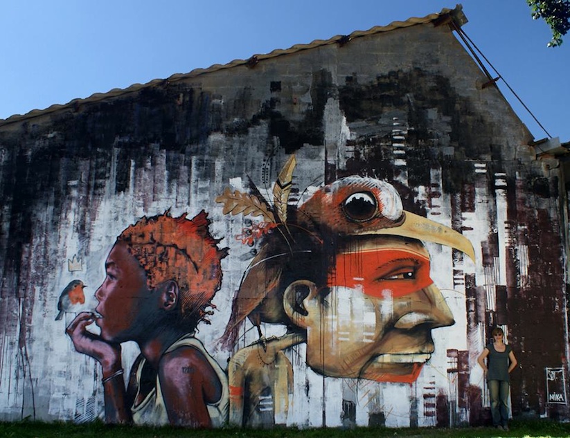 Murals_Street_Artist_Michael_Husser_aka_Mika_in_Bordeaux_2017_06