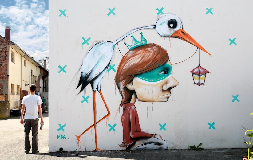 Murals_Street_Artist_Michael_Husser_aka_Mika_in_Bordeaux_2017_07