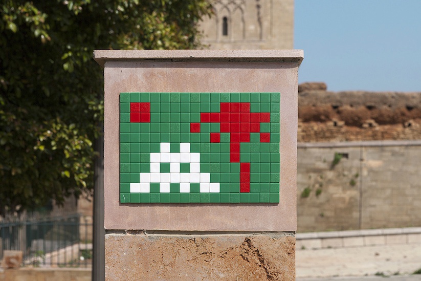 New_Mosaic_Invasions_by_Street_Artist_Invader_in_Rabat_Morocco_2017_02