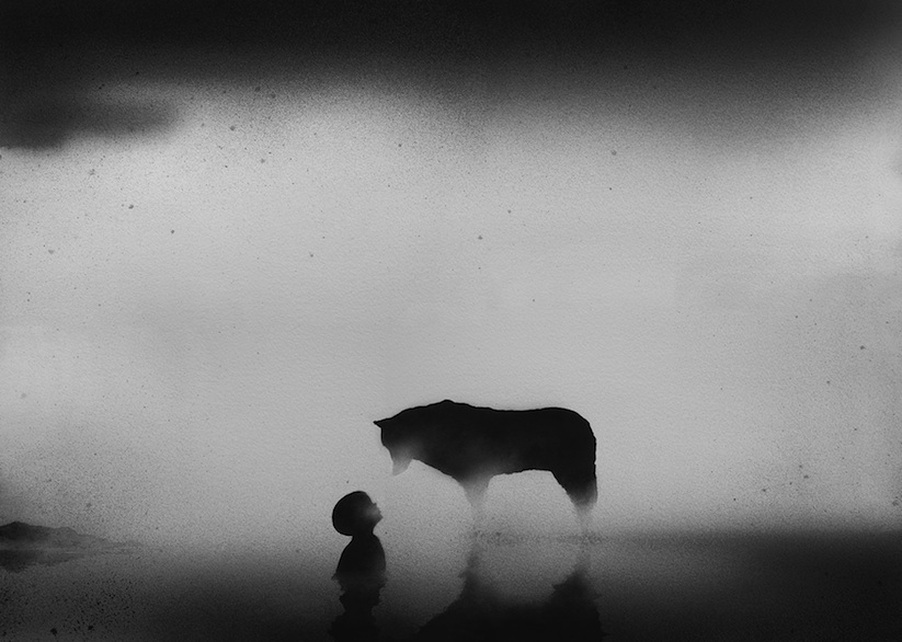 Paintings_of_Kids_with_Animals_by_Elicia_Edijanto_2017_10