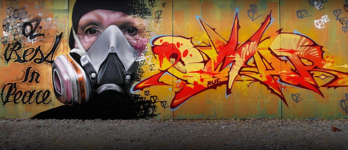 OZ Memorial Graffiti R.I.P. OZ (25 Pieces)