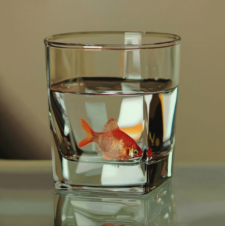 Hyperrealistic Oil Paintings of Frogs and Snails by Young-Sung Kim