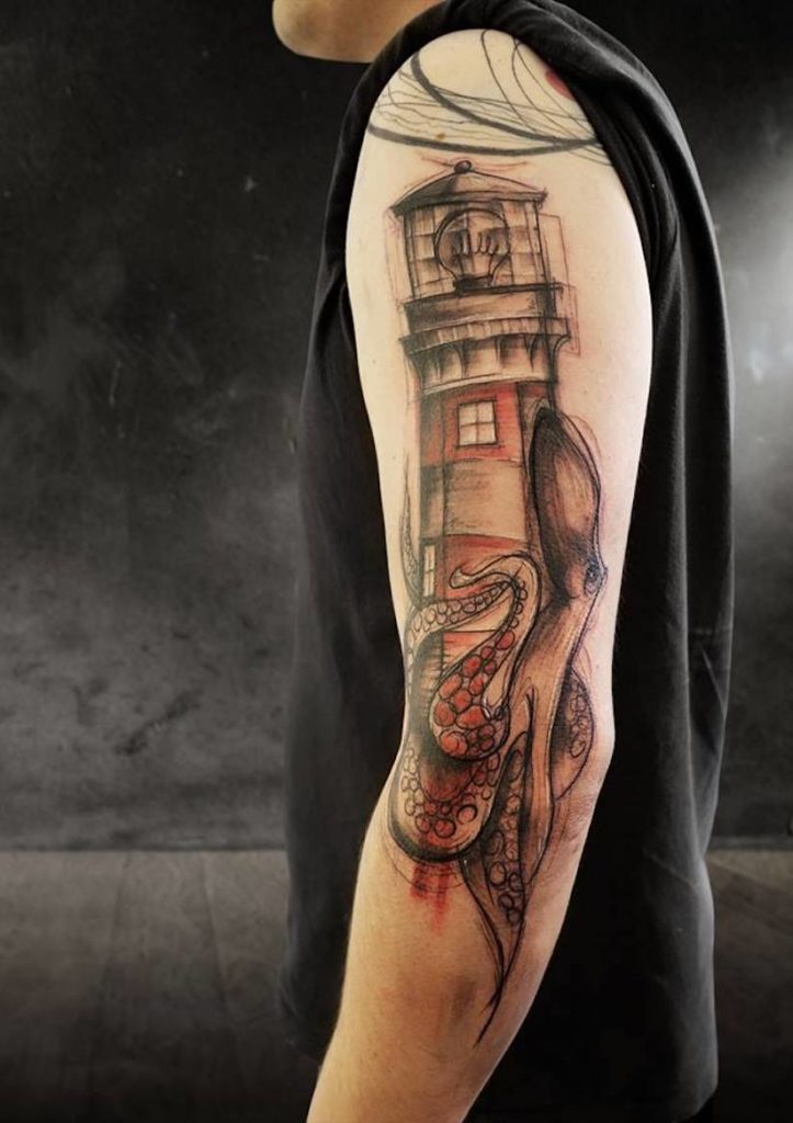 Adorable SketchbookStyle Tattoos by German Artist Peter Derrfuss aka