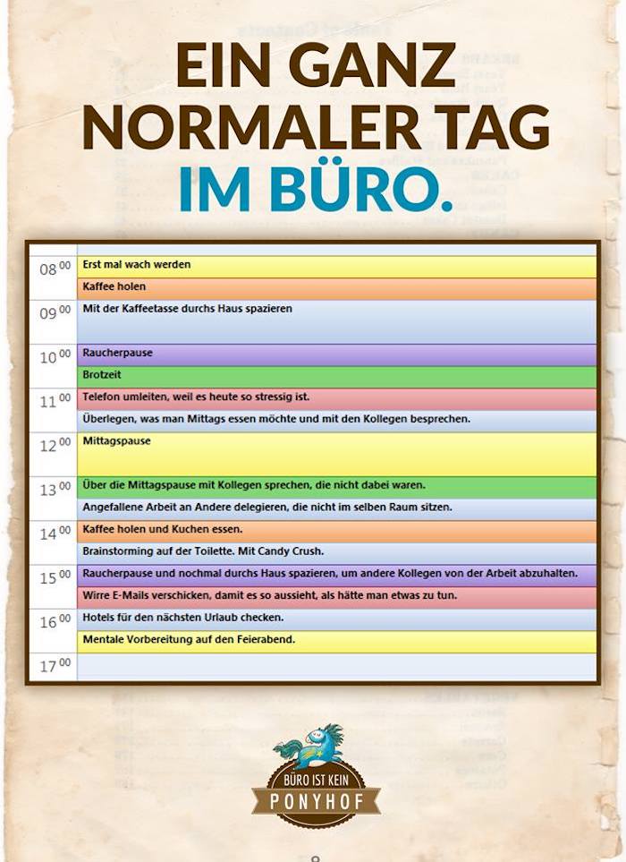 Freitags im Büro