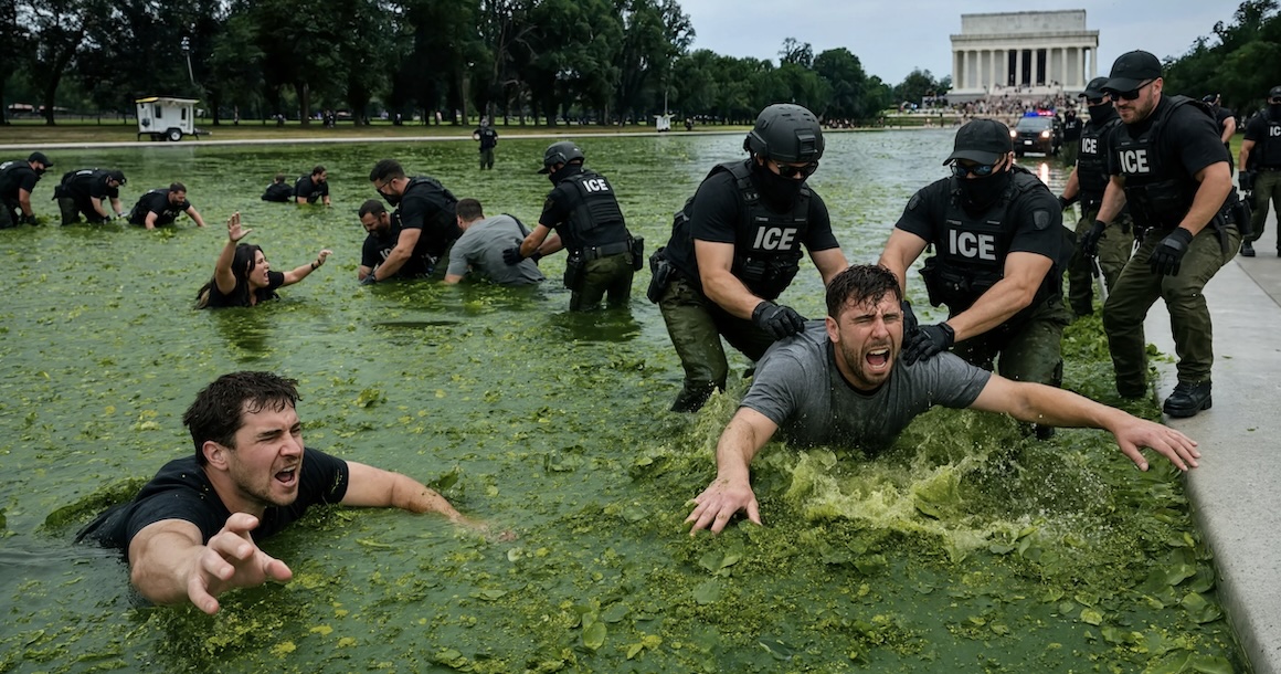 Reflecting Pool Desaster