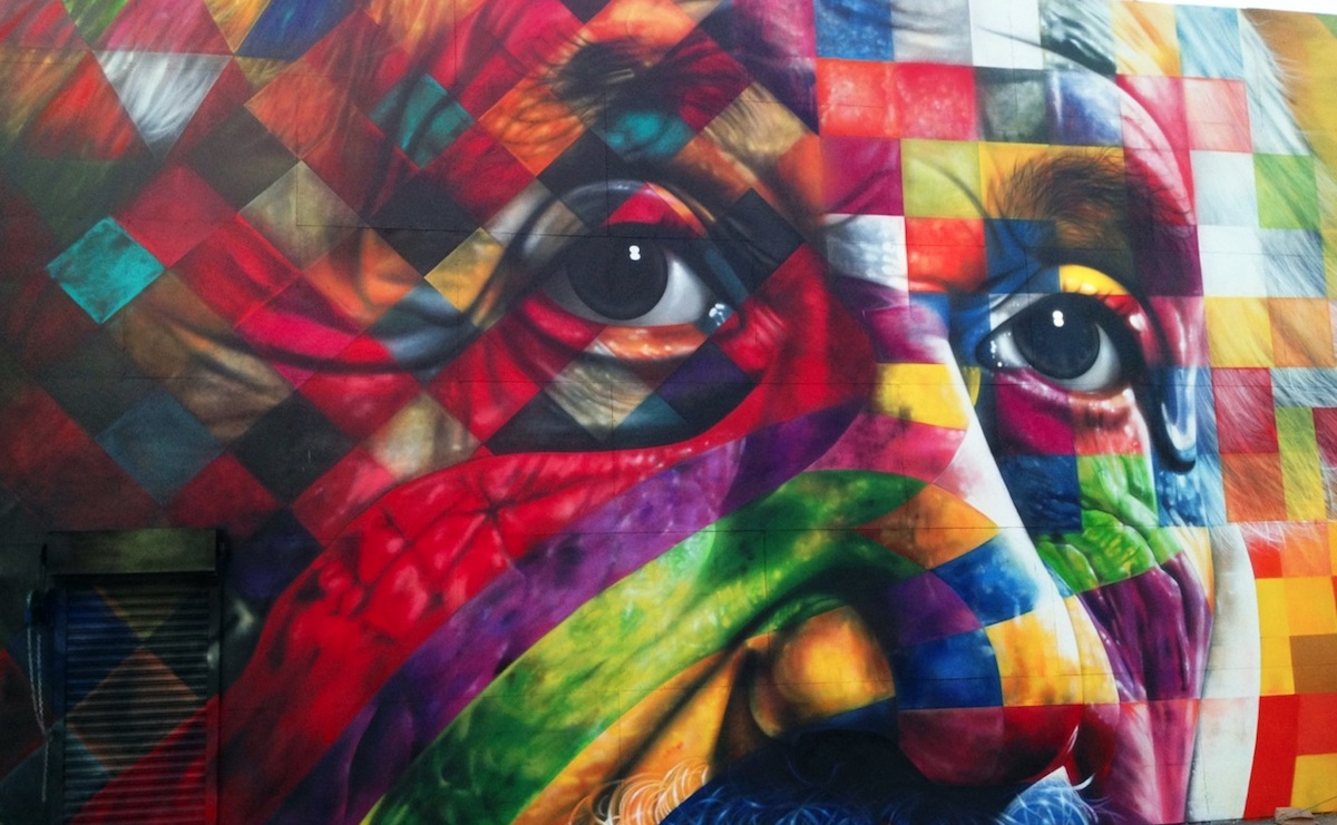 Eduardo Kobra’s “Peace” at Dorothy Circus Gallery in Rom // Italy (8